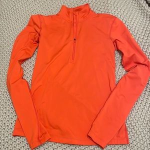 Nike Orange/Pink Dri-Fit long sleeve jacket.
